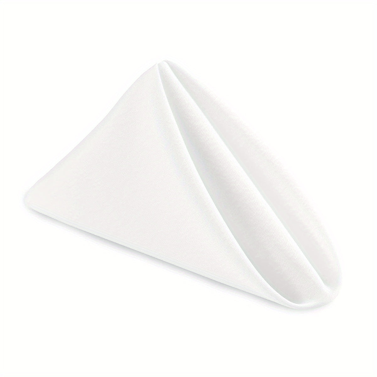 6pcs Polyester Cloth Napkins for Parties, Weddings, Restaurants - Hemmed Edges