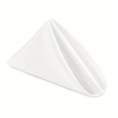 6pcs Polyester Cloth Napkins for Parties, Weddings, Restaurants - Hemmed Edges