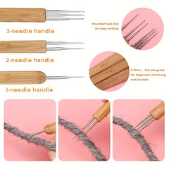 Dreadlock Crochet Hook Set with 5 Different Sizes