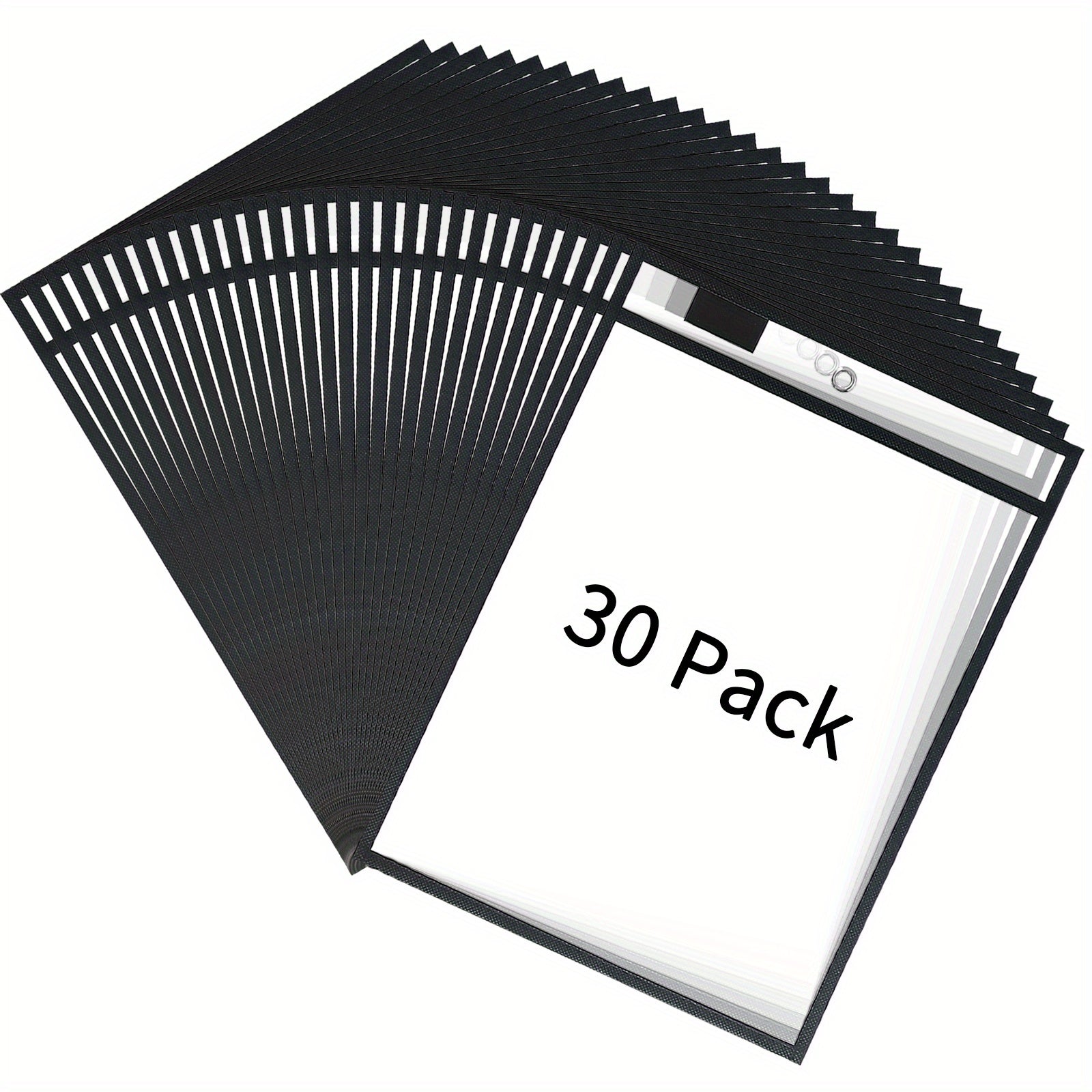 Dry Erase Pockets Plastic Sleeve Reusable Sheet Protectors Ticket Holders