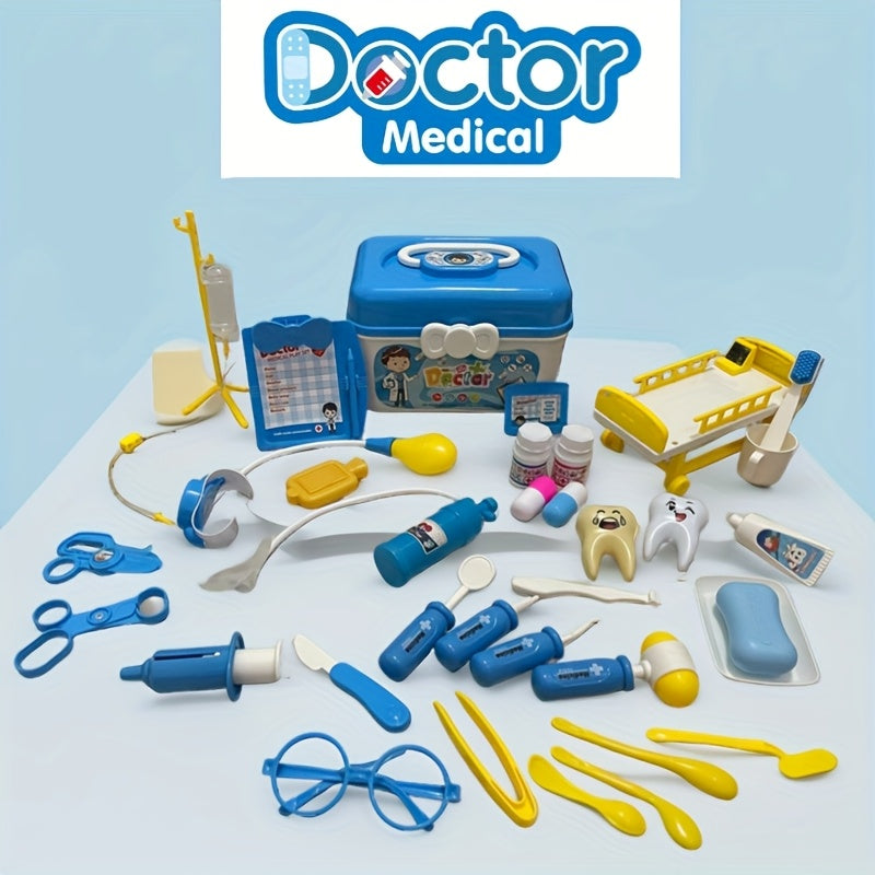 Doctor Pretend Play Toy Set with Medical Kit for Boys and Girls