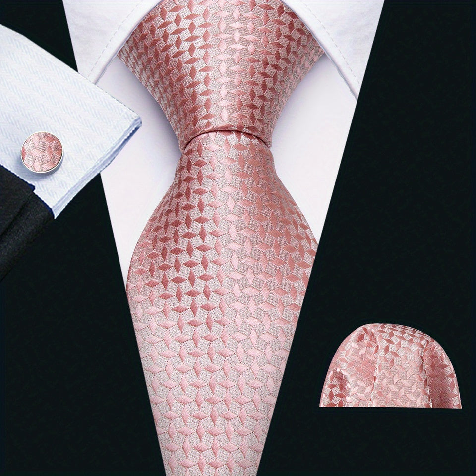 Barry Wang Men's Silk Necktie Set
