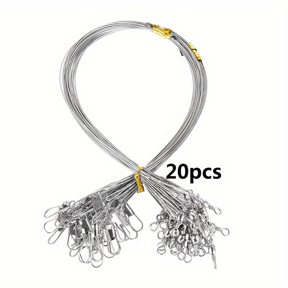 20pcs Steel Wire Anti Bite Wire Fishing Accessories