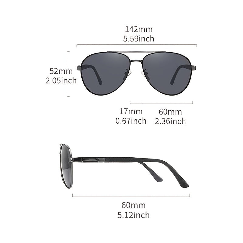 Aviator Sunglasses Unisex Polarized Sun Glasses UV Protection Metal