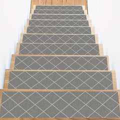 Classic Striped Floor Stickers Non-slip Self-adhesive Home Decoration