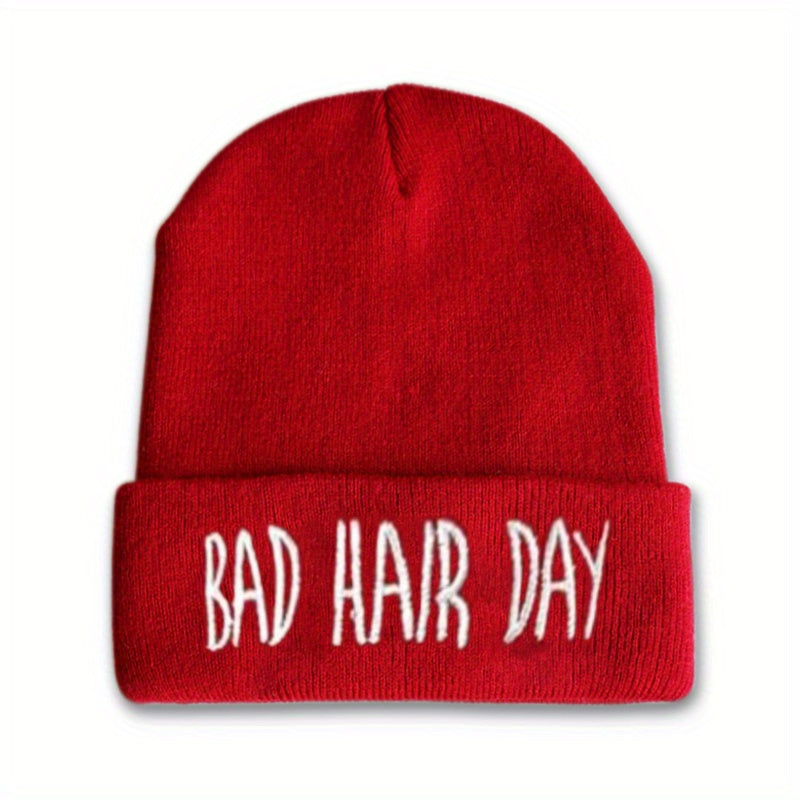 Embroidered Cold Hat Men's Winter Woolen Beanie Street Wear