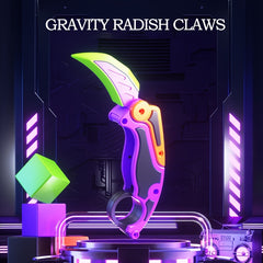 3D Gravity Butterfly Claw Radish Decompression Toy
