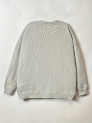 Dandelion & Bird V-Neck Pullover Sweater Women's Clothing