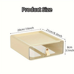 Desktop Office Organizer Storage Box Transparent Office Drawer Desk
