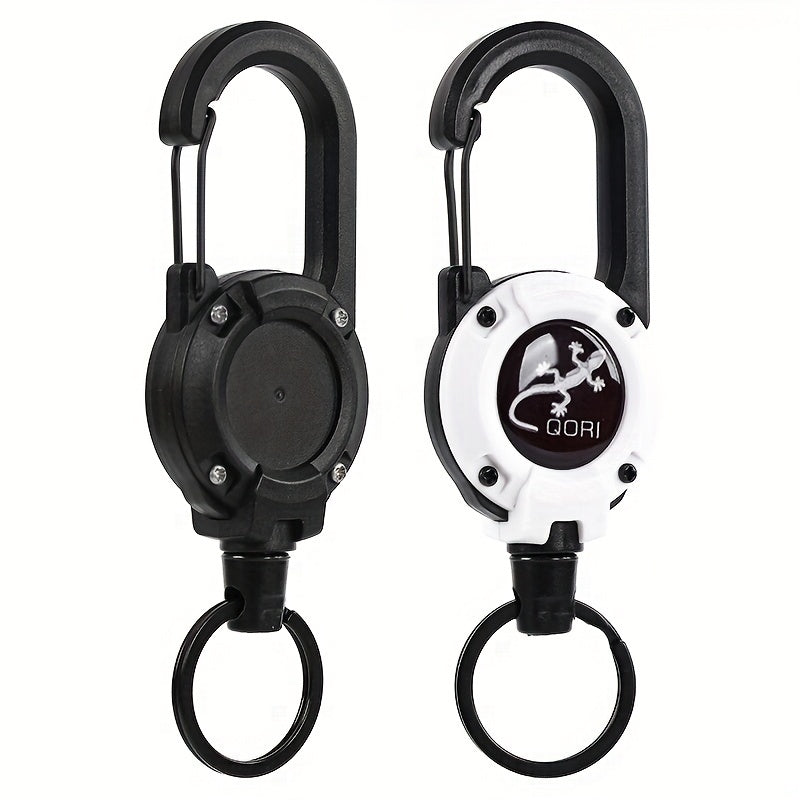 Portable Spring Buckle Keychain for Easy Backpack Hanging