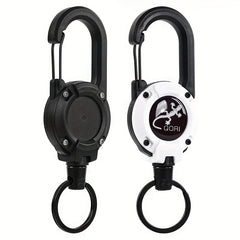 Portable Spring Buckle Keychain for Easy Backpack Hanging