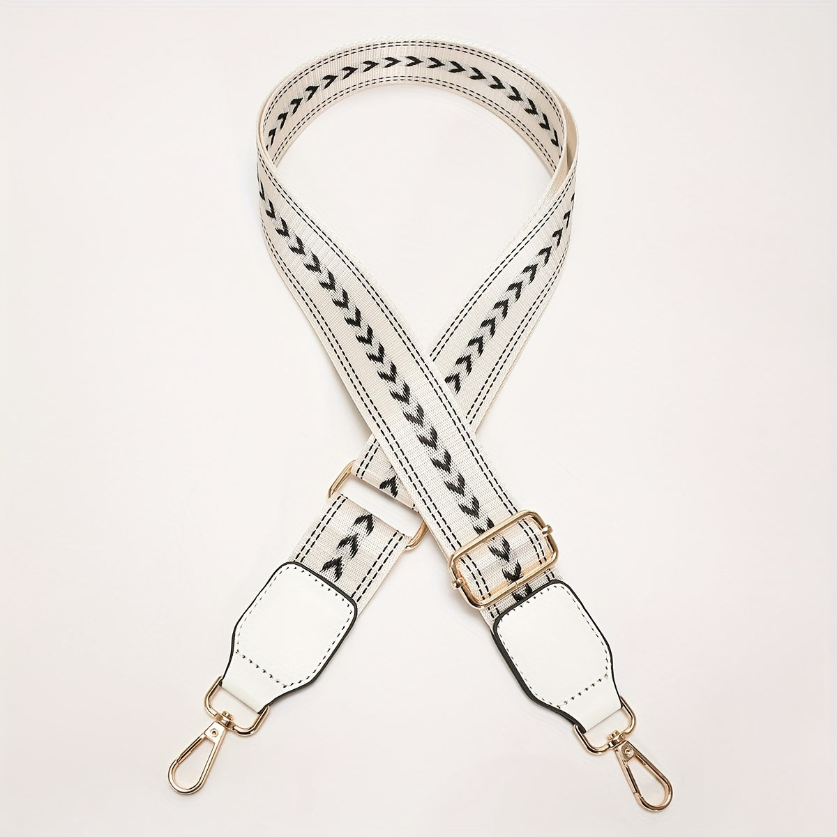 Arrow Pattern Bag Strap Wide Adjustable Bag Strap Replaceable