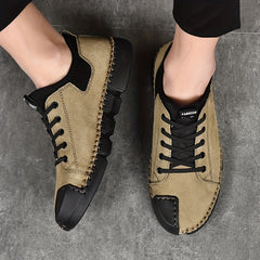 Men's Lace-up Skate Shoes Comfortable Walking Sneakers