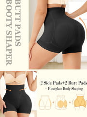 Tummy Control Butt Lifting Padded Shorts Women's Underwear