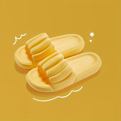 Women's Solid Slides Soft Sole Home Shoes