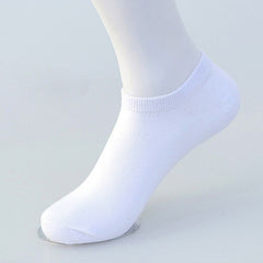 5 Pairs Women's Invisible Boat Socks Cotton Deodorant Sweat Absorbing