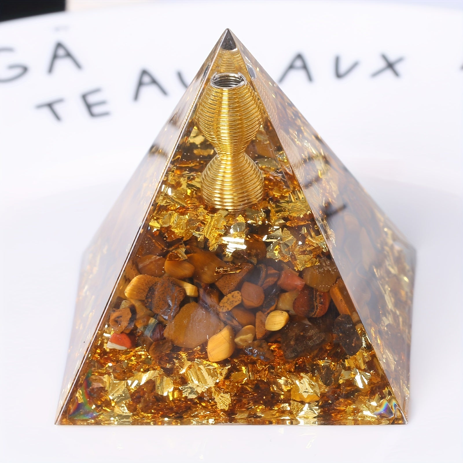 Orgone Pyramid Natural Crystal Energy Generator