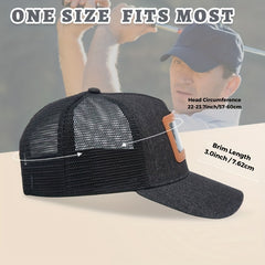 Baseball Cap Snapback Trucker Hats For Men Women Adjustable Canvas Hat