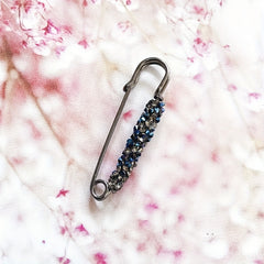 Rhinestone Waist Pin Buckle Brooch Sparkling Metal Jeans Dress Collar Clip