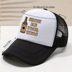 Summer Mesh Trucker Hat Outdoor Sports Baseball Cap Sunshade Sunscreen