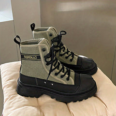 Women's Lace Up Outdoor Combat Boots