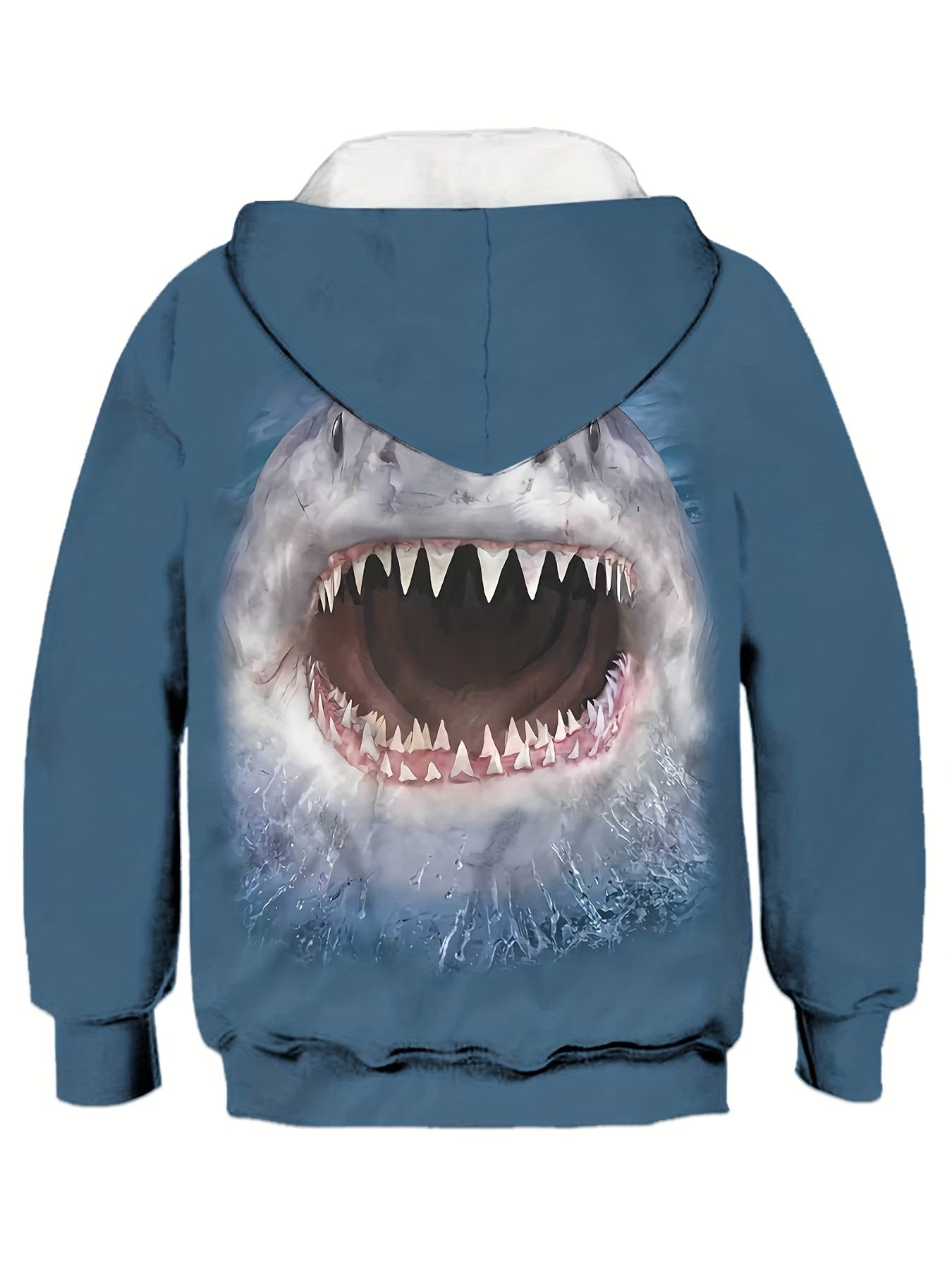 Shark 3D Pattern Print Boys Sweatshirt Hoodie Spring Fall