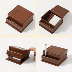 Men's Cigarette Case Box Auto Pop-up Convenient Storage