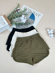 3pcs Girls Elastic Waist Bow Casual Sports Running Shorts