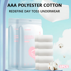 5pcs Disposable Women Panties Soft And Comfortable For Travel Hotel Outdoor