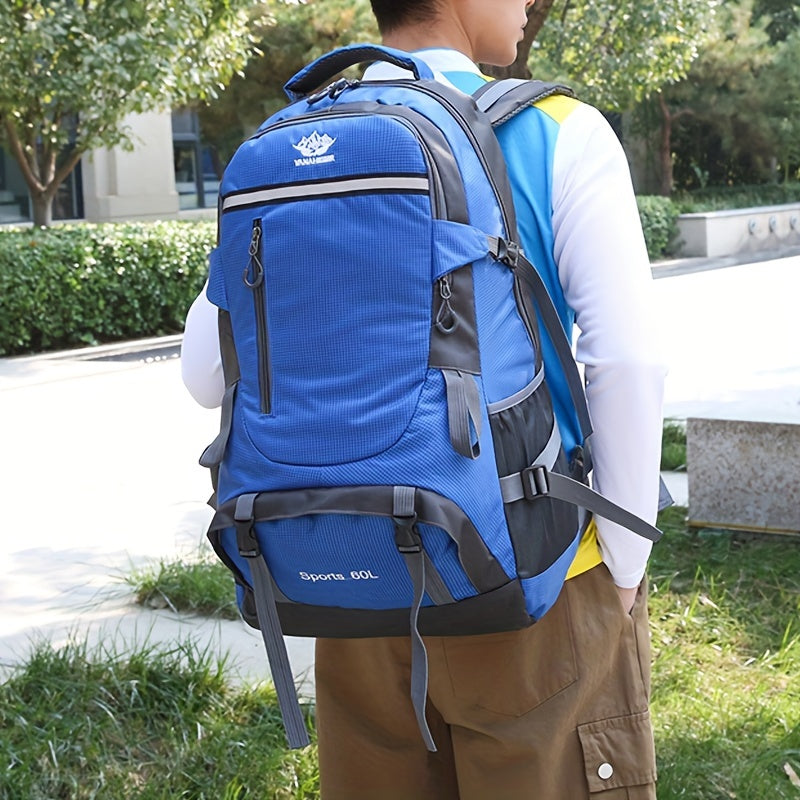 60L Large Capacity Moutaineering Backpack for Outdoor Hiking Camping