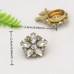 Star Decorative Shirt Button Set for Business Casual Dress