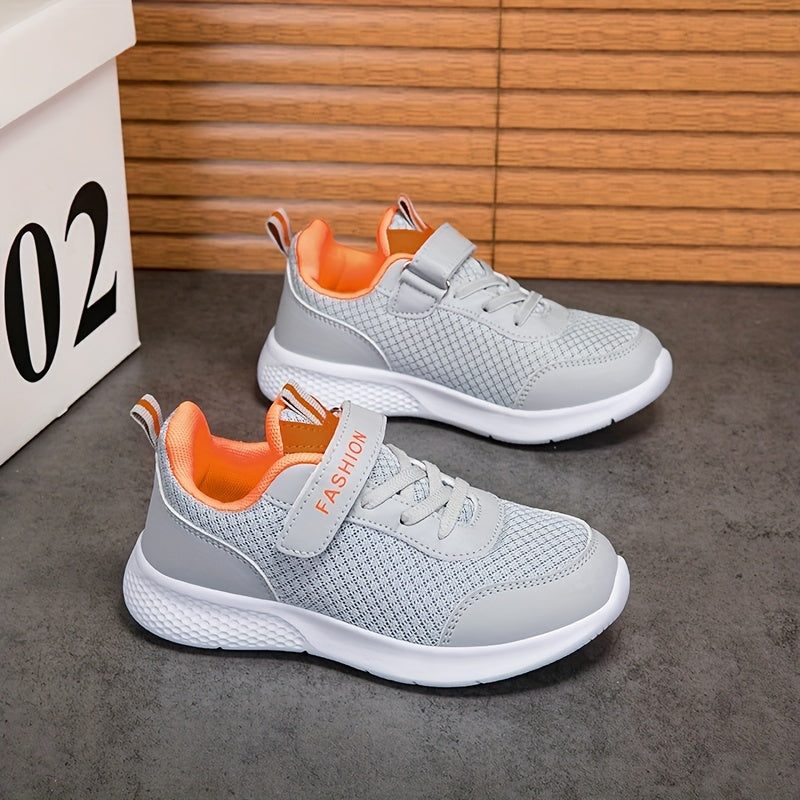 Boy's Knit Breathable Running Shoes Soft Sole Sneakers