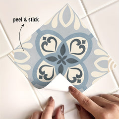 12pcs Nordic Style Floor Stickers Waterproof Home Decoration Tile Stickers