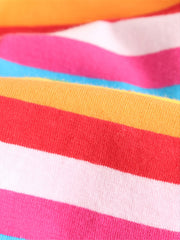Girls Rainbow Striped Leggings for Autumn and Spring
