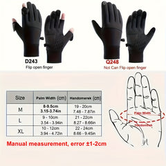 Winter Touch Screen Gloves Men's Windproof Waterproof Warm Gloves