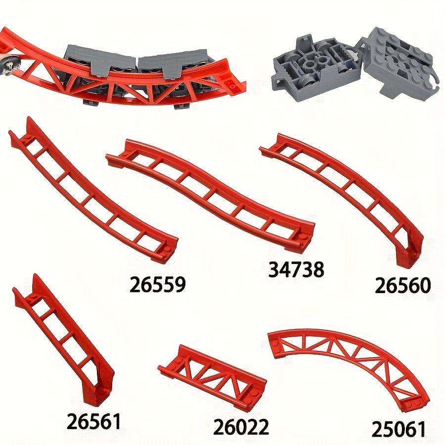 2pcs City Roller Coaster Track Set - Compatible