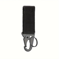 Outdoor Mountaineering Buckle w/ Nylon Strap Keychain