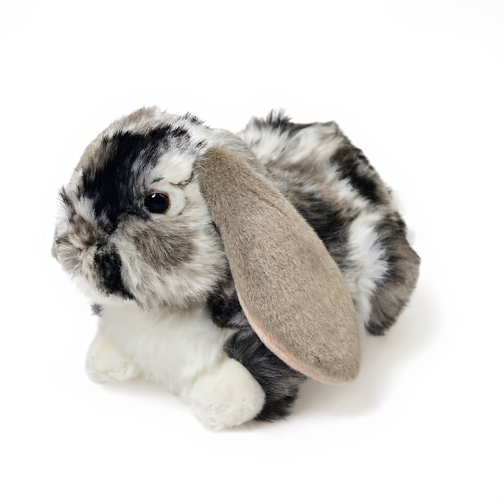 Realistic Lop Eared Rabbit Plush 26 Soft Stuffed Animal Grey