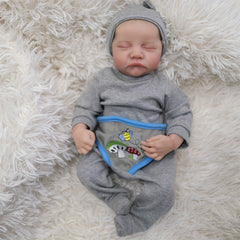 Levi Lovely Boy 48 Reborn Doll Realistic Skin Veins Hair Clothes Accessories