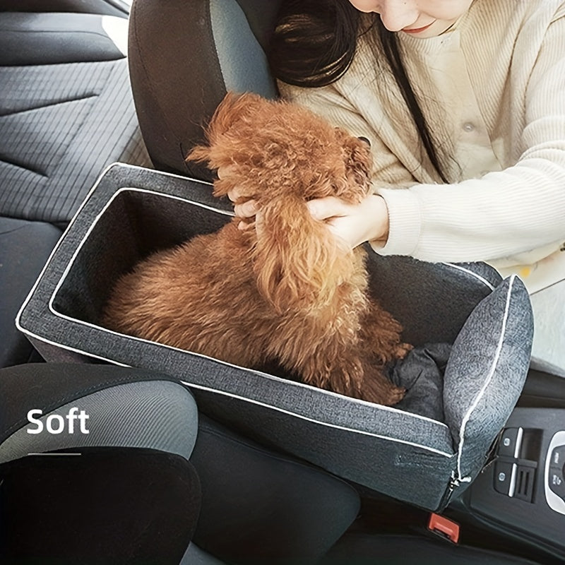Soft Dog Car Seat Washable Travel Bag for Small Dogs Comfortable Booster Seat