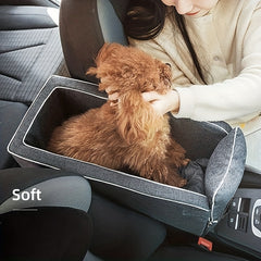 Soft Dog Car Seat Washable Travel Bag for Small Dogs Comfortable Booster Seat
