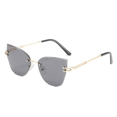 Rimless Metal Sunglasses