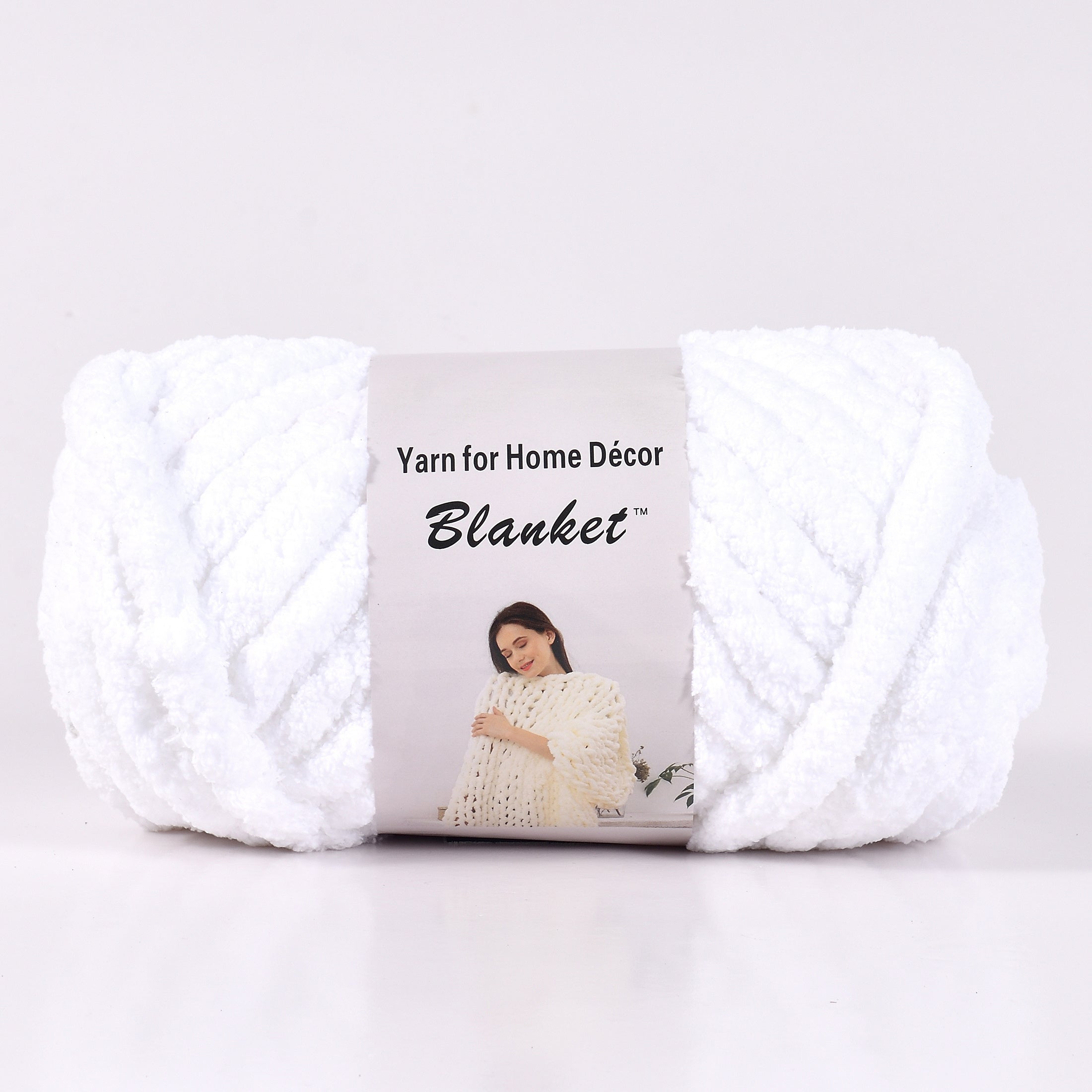 Chunky Chenille Yarn for Arm Knitting - DIY Home Decor - 250g