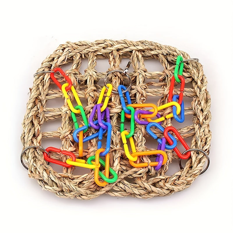 Bird Net Toy Parrot Hammock Canvas Small Pet Nest Bird Sleeping Nest