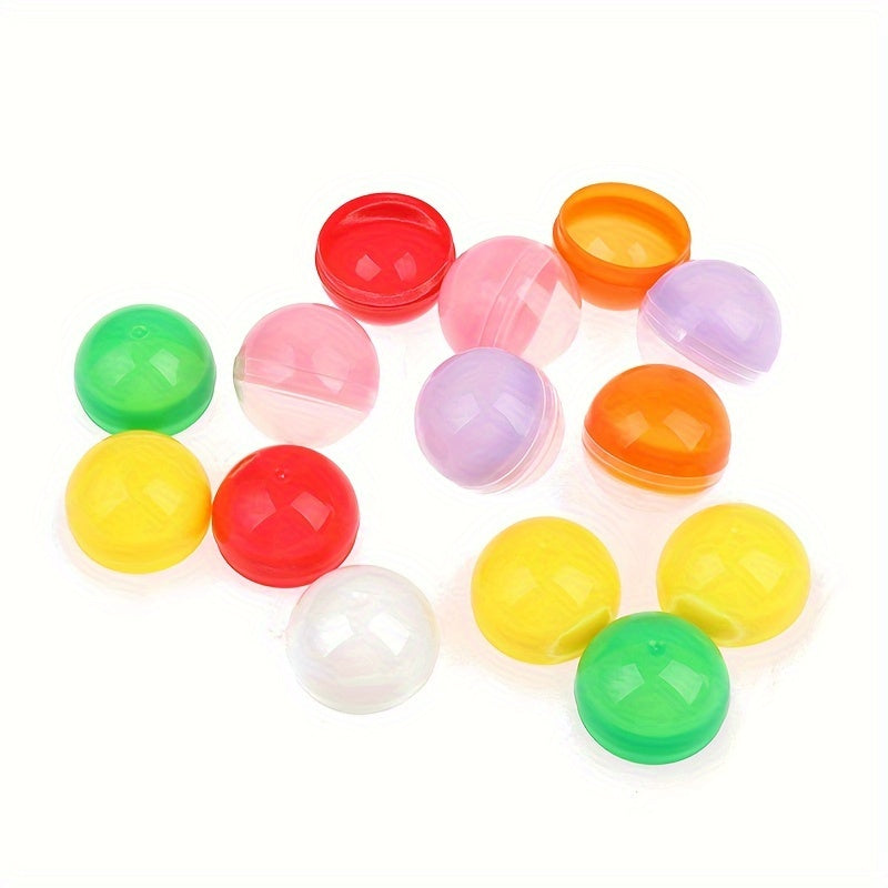 100Pcs Plastic Toy Vending Capsules Clear Round Ball