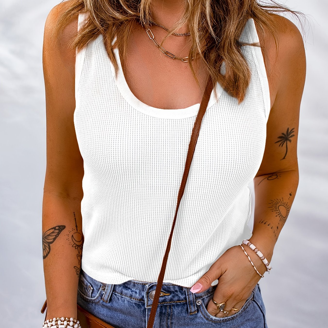 Casual Loose Sleeveless Tank Top for Women