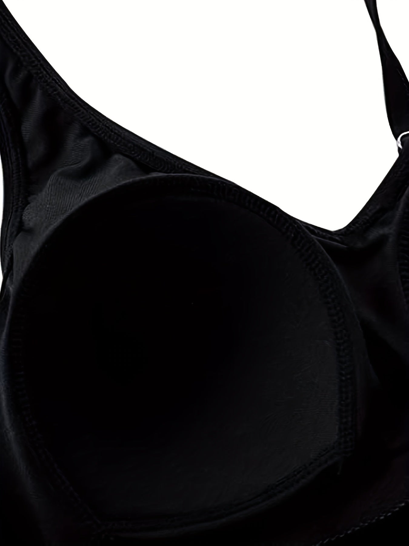 Plus Size Tankini Set Cross Front V Neck Cami Top & Shorts Swimsuit