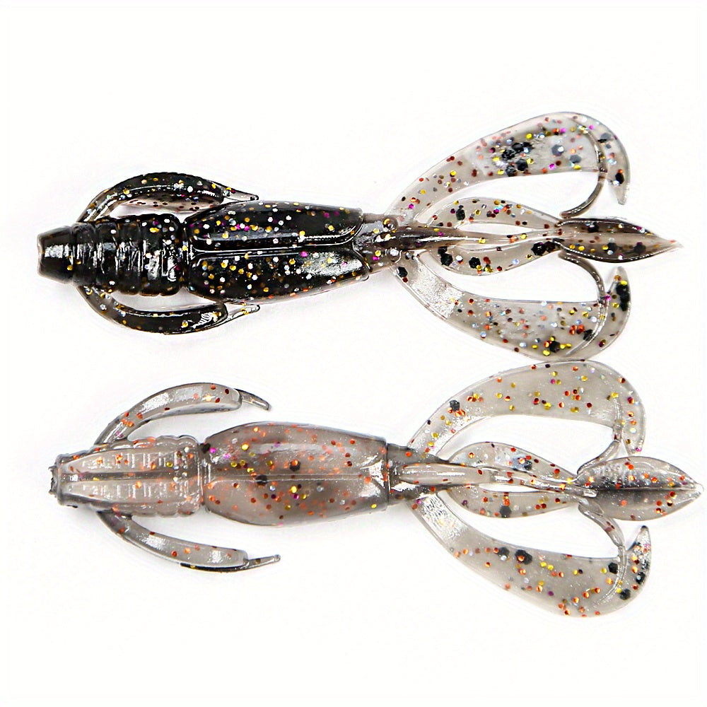 B&U 60mm Floating Crazy Flapper Soft Lure Swimbait for Bass and Perch