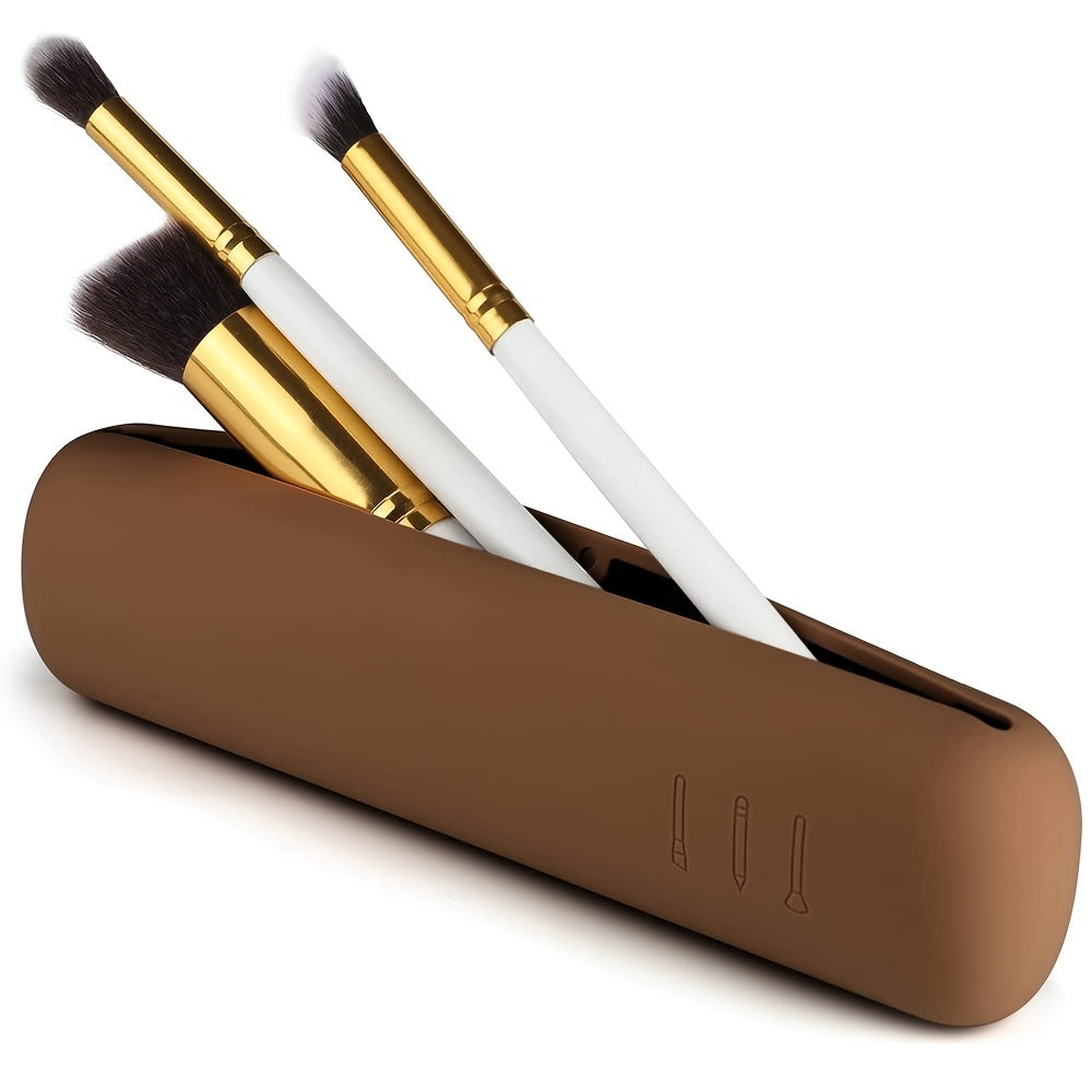 Silicone Makeup Brush Holder Travel Case Eco Friendly Organizer