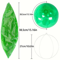 7pcs Inflatable Beach Ball Outdoor Hang Balloon Patio Decorations